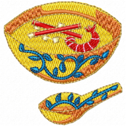 Foods And Sweets Embroidery Design 11 Foods And Sweets Embroidery Design 11